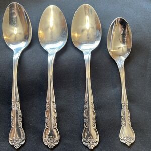 Rogers‎ Stainless Flatware Korea Replacement Silverware Soup & Table Spoons